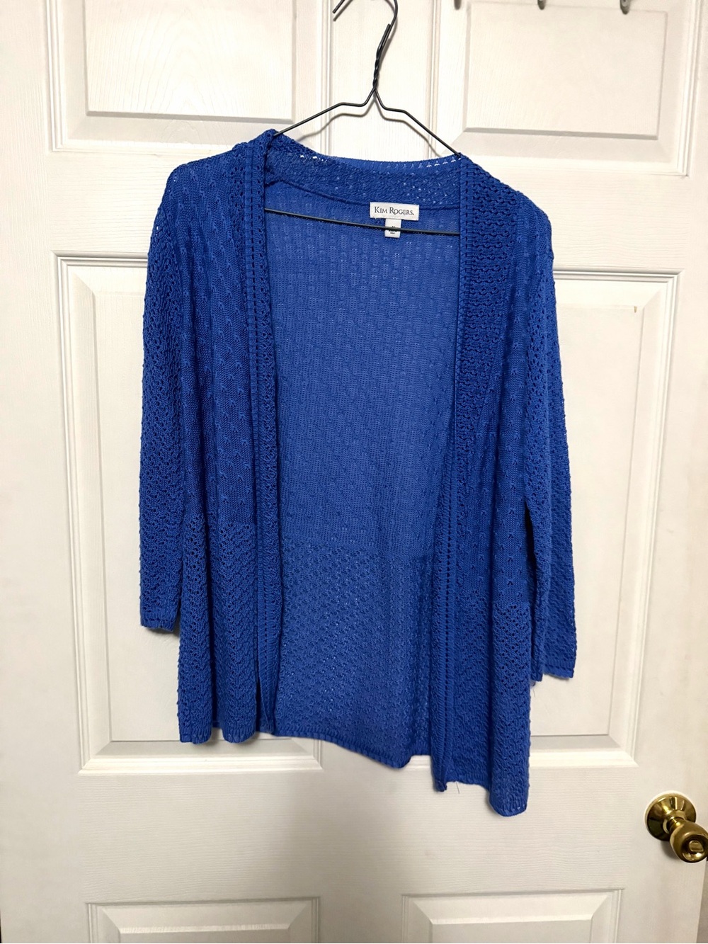 Kim Rogers Open-Front Cardigan - Royal Blue